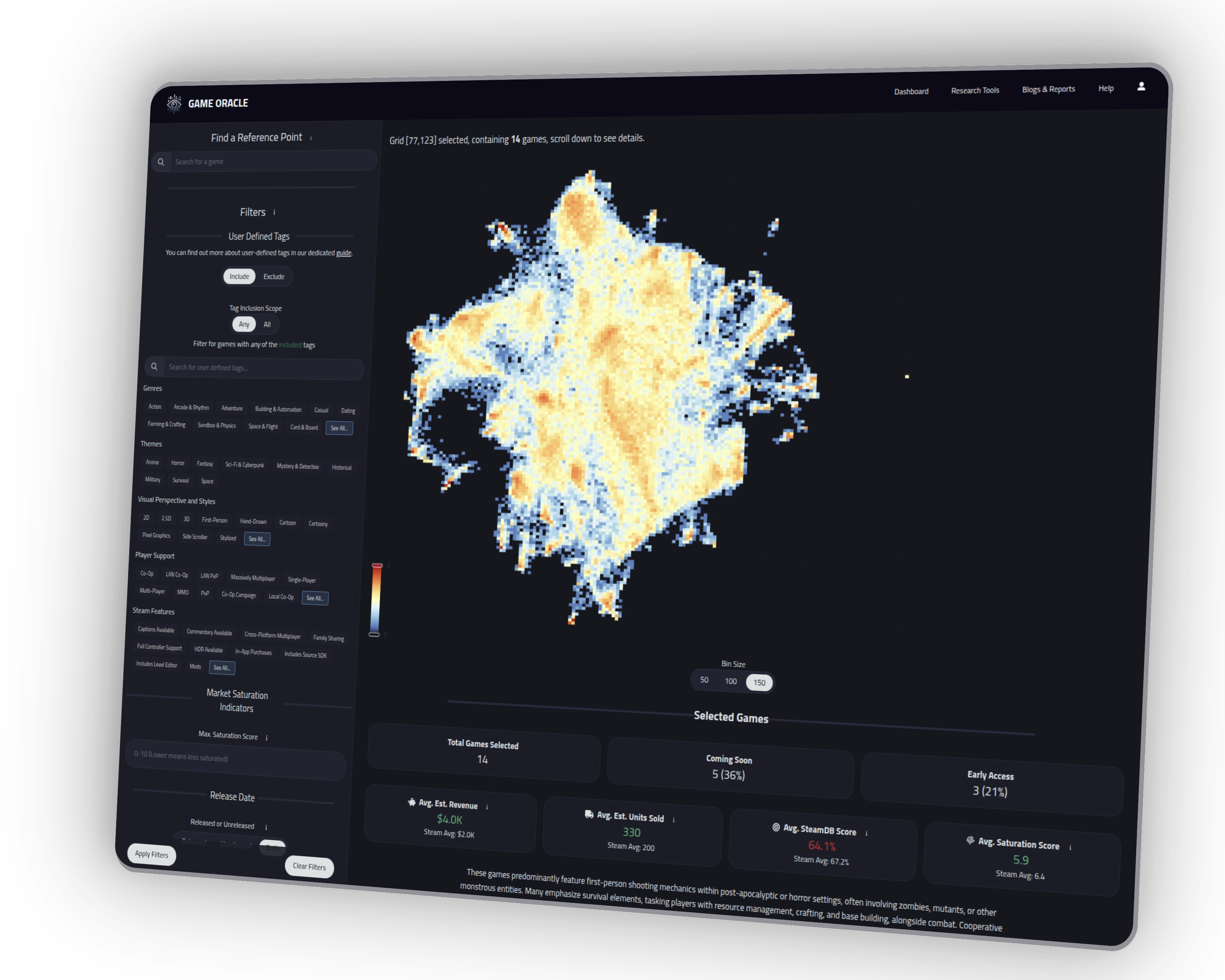 Preview of the Saturation Map
