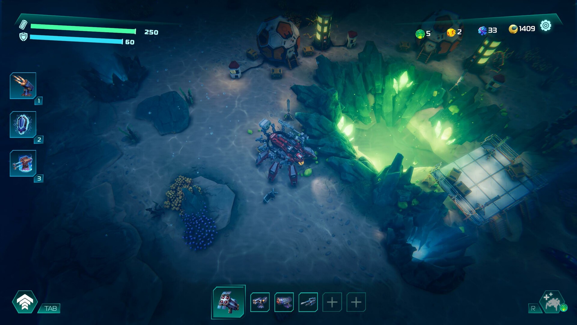Ocean Keeper: Dome Survival gameplay screenshot