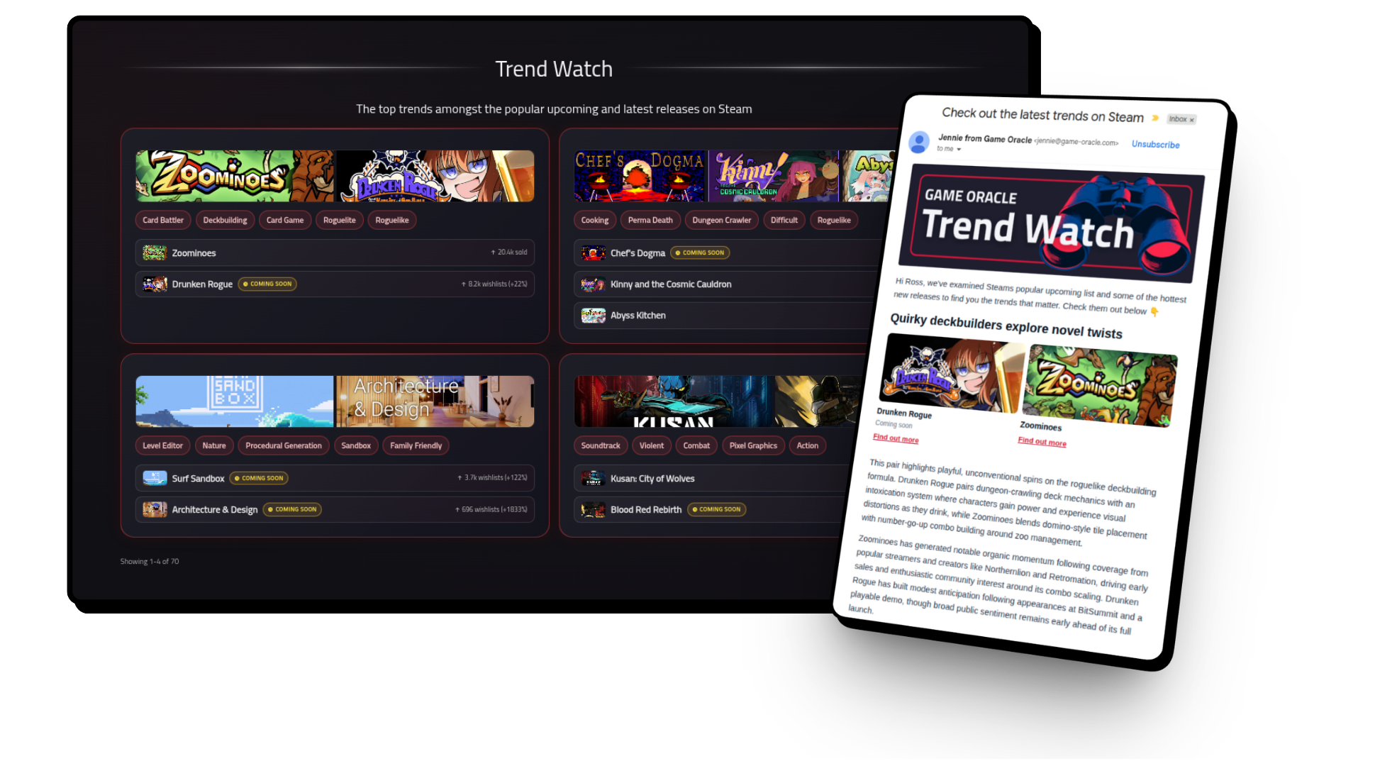 Data Explorer interface shown as a temporary preview for Trend Watch